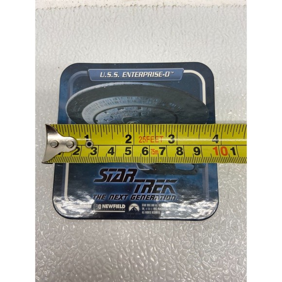 Vintage Star Trek 1997 The Next Generation Drink Coasters Set Of 4 - Picture 6 of 8